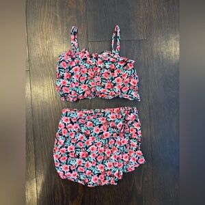 Old Navy Floral Kids Matching Set